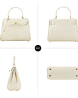 Handbag Victoria in Moonlight White