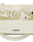 Handbag Victoria in Moonlight White