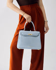 Handbag Victoria in Ash Blue