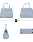 Handbag Victoria in Ash Blue