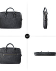 Business Bag Daniel in Dark Gray