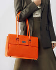 Business & Laptop Handbag Jolene Small Orange