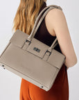 Business & Laptop Handbag Jolene Small Beige
