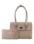 Business & Laptop Handbag Jolene Small Beige