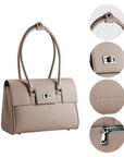Business & Laptop Handbag Jolene Small Beige