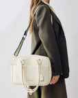 Business & Laptop Handbag Margaret Small Moon White
