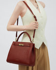 Handbag Victoria III in Brown