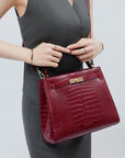 Handbag Victoria III in Red