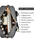 New Work Bag Margaret Grey modern work bag sustainable tote bag with laptop compartment for women in business