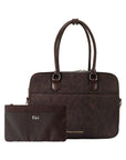 New Work Bag Margaret Brown modern work bag sustainable tote bag with laptop compartment for women in business