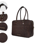 New Work Bag Margaret Brown modern work bag sustainable tote bag with laptop compartment for women in business