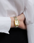 BARREL Series Women's Watch - Silver Gold