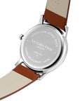 ORTON Series Men's Watch Eco-Friendly Apple Leather Strap - Brown