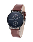 Watch Grange Hill Date Leather in Brown Black
