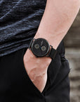Watch Grange Hill Date Mesh in Black
