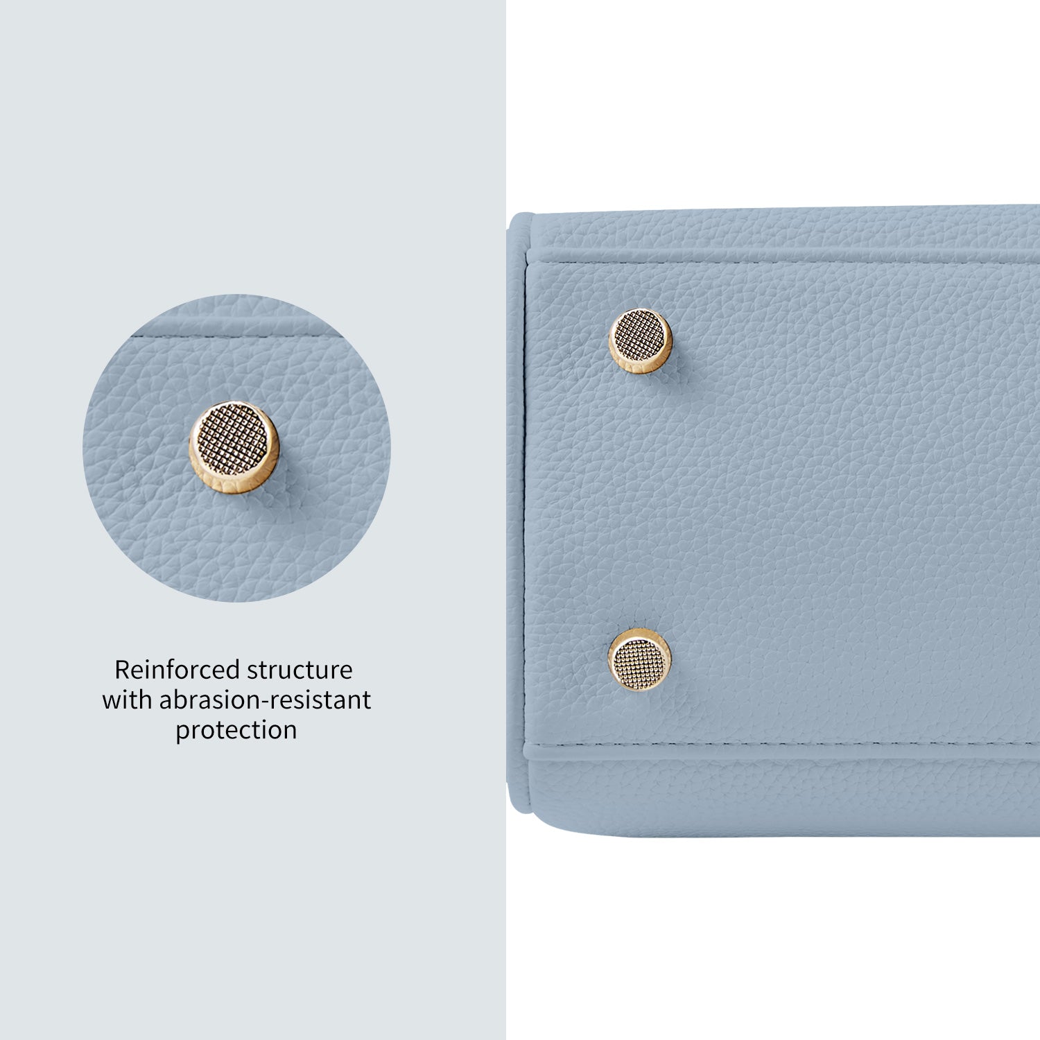 Handbag Victoria in Ash Blue