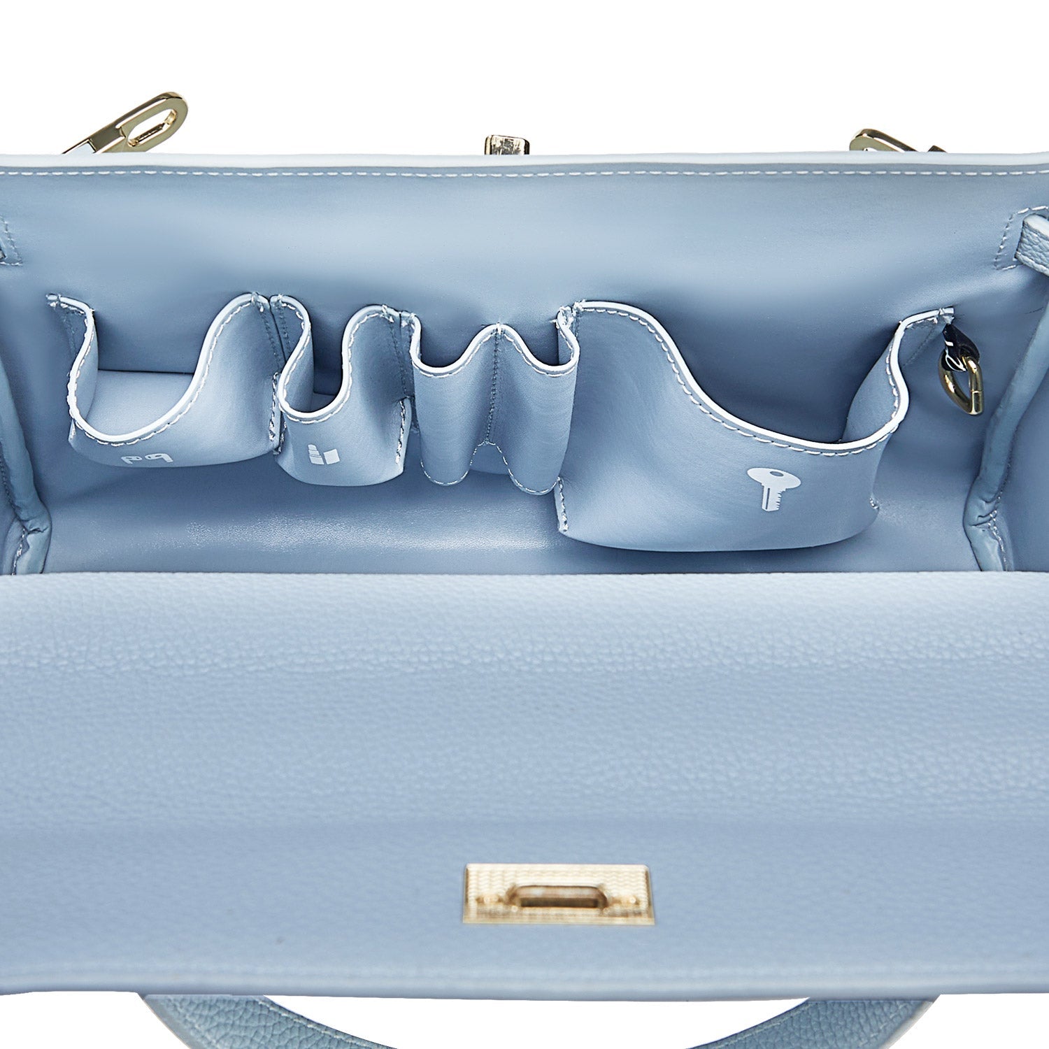 Handbag Victoria in Ash Blue