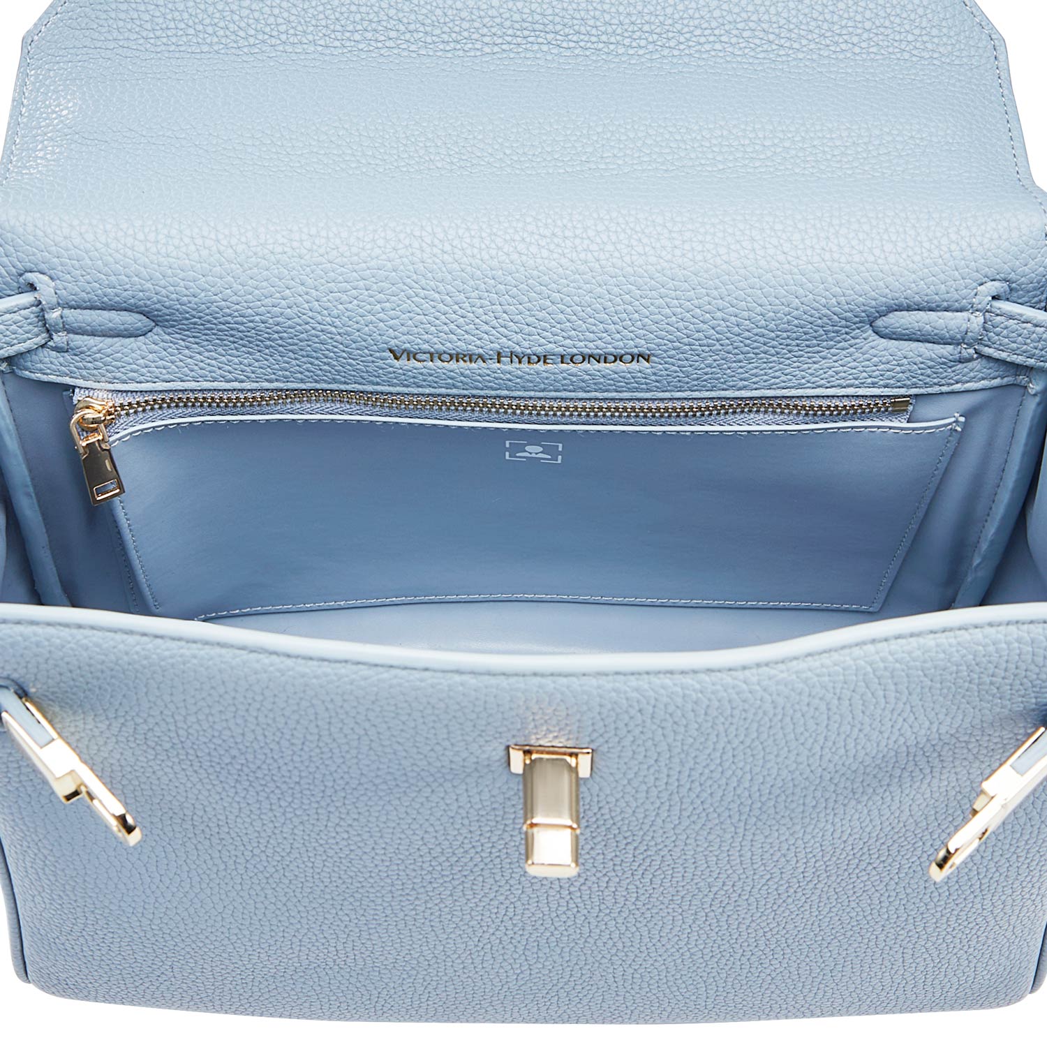 Handbag Victoria in Ash Blue