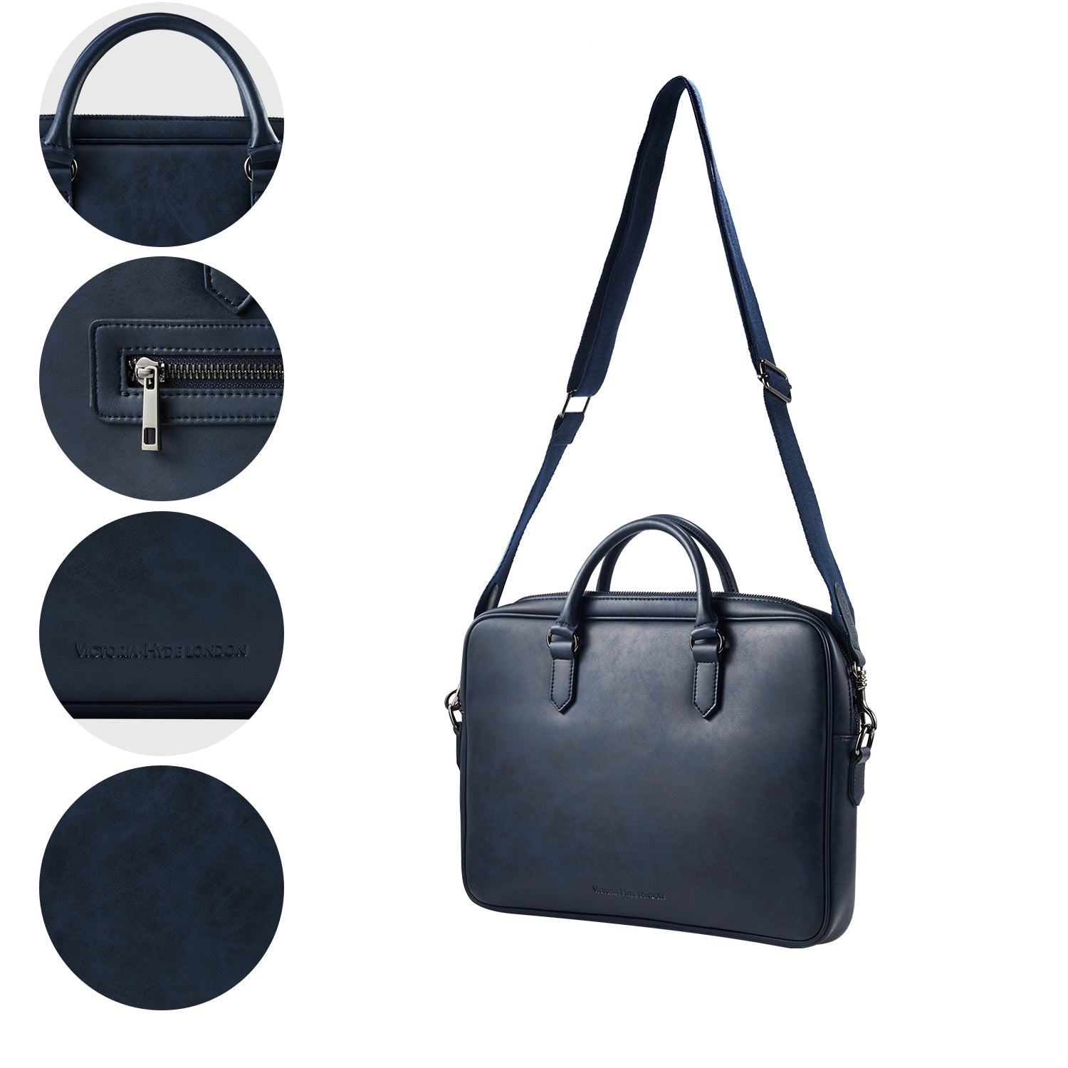 BUSINESS-Daniel Men's Business Crossbody Bag Blue