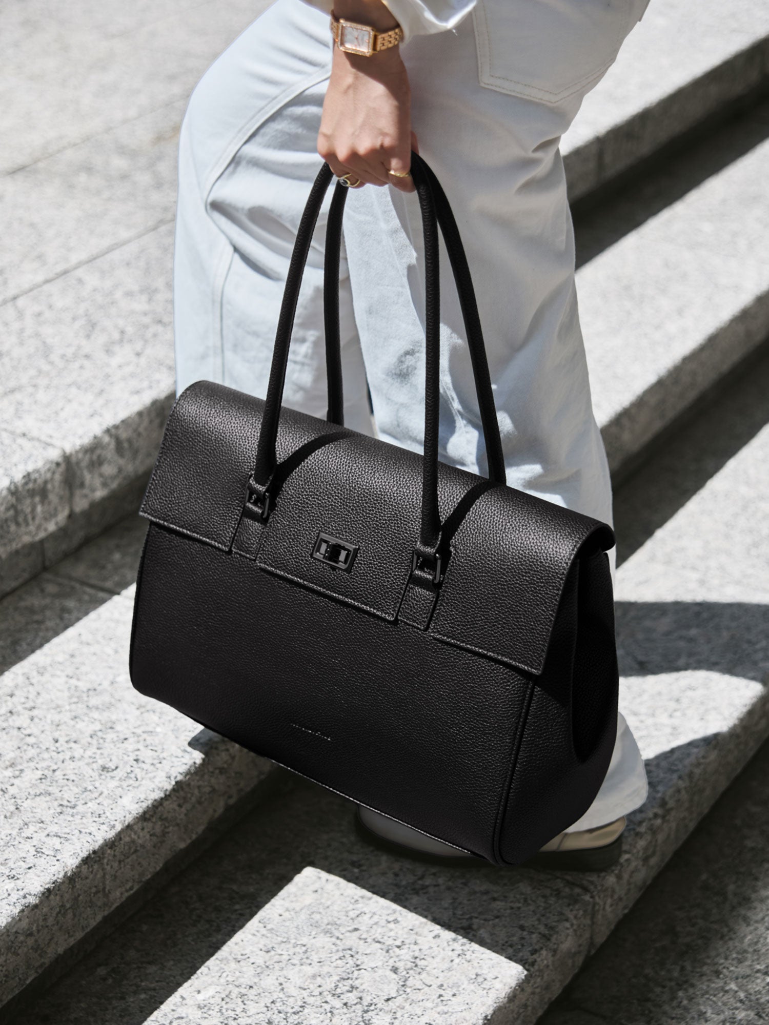 Business &amp; Laptop Handbag Jolene Large Black |  Fits up to 16" Laptop