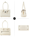 Business & Laptop Handbag Jolene Small White