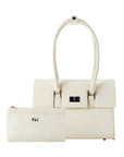 Business & Laptop Handbag Jolene Small White