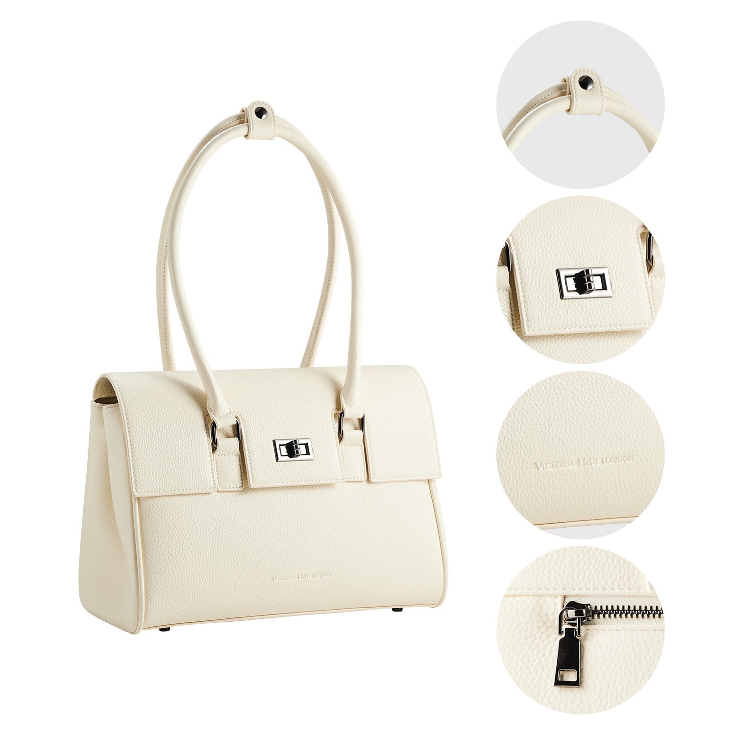 Business &amp; Laptop Handbag Jolene Small White