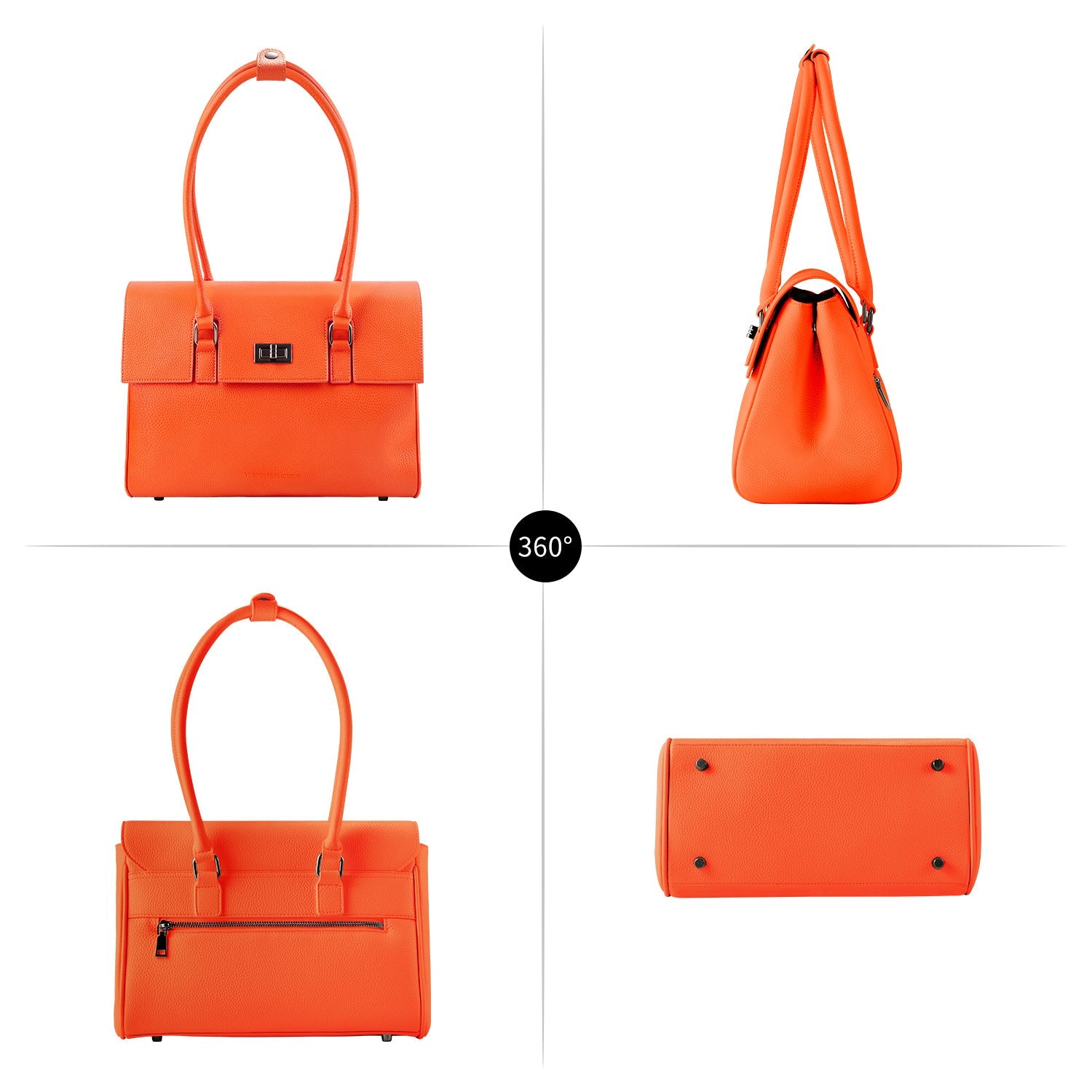 Business &amp; Laptop Handbag Jolene Small Orange
