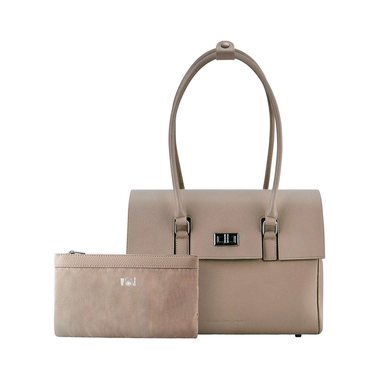 Business &amp; Laptop Handbag Jolene Small Beige