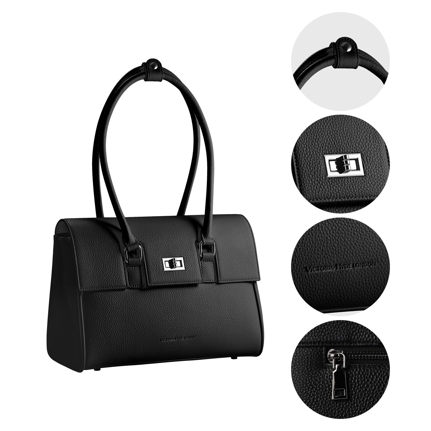 Business &amp; Laptop Handbag Jolene Small Black