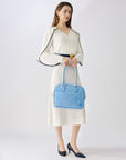 Business & Laptop Handbag Margaret Small Light Blue