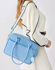 Business & Laptop Handbag Margaret Small Light Blue