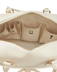 Business & Laptop Handbag Margaret Small Moon White