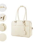 Business & Laptop Handbag Margaret Small Moon White