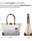 Business & Laptop Handbag Eva Apricot