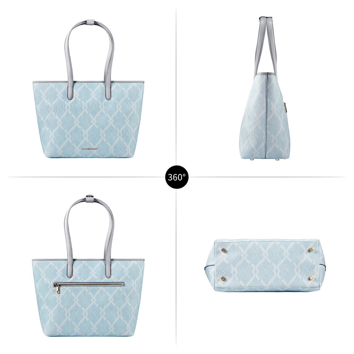 Business &amp; Laptop Handbag Yoana Light Blue