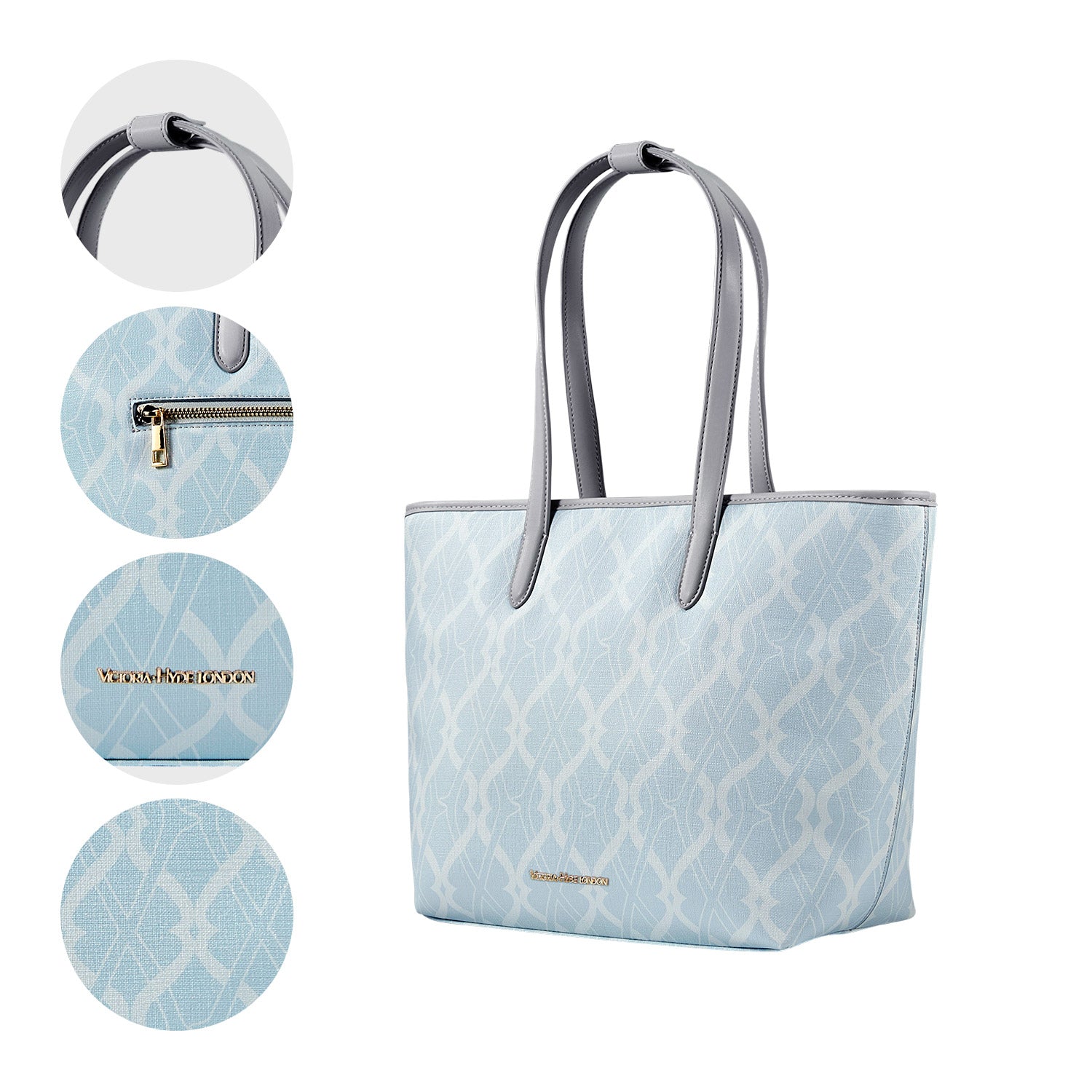 Business &amp; Laptop Handbag Yoana Light Blue
