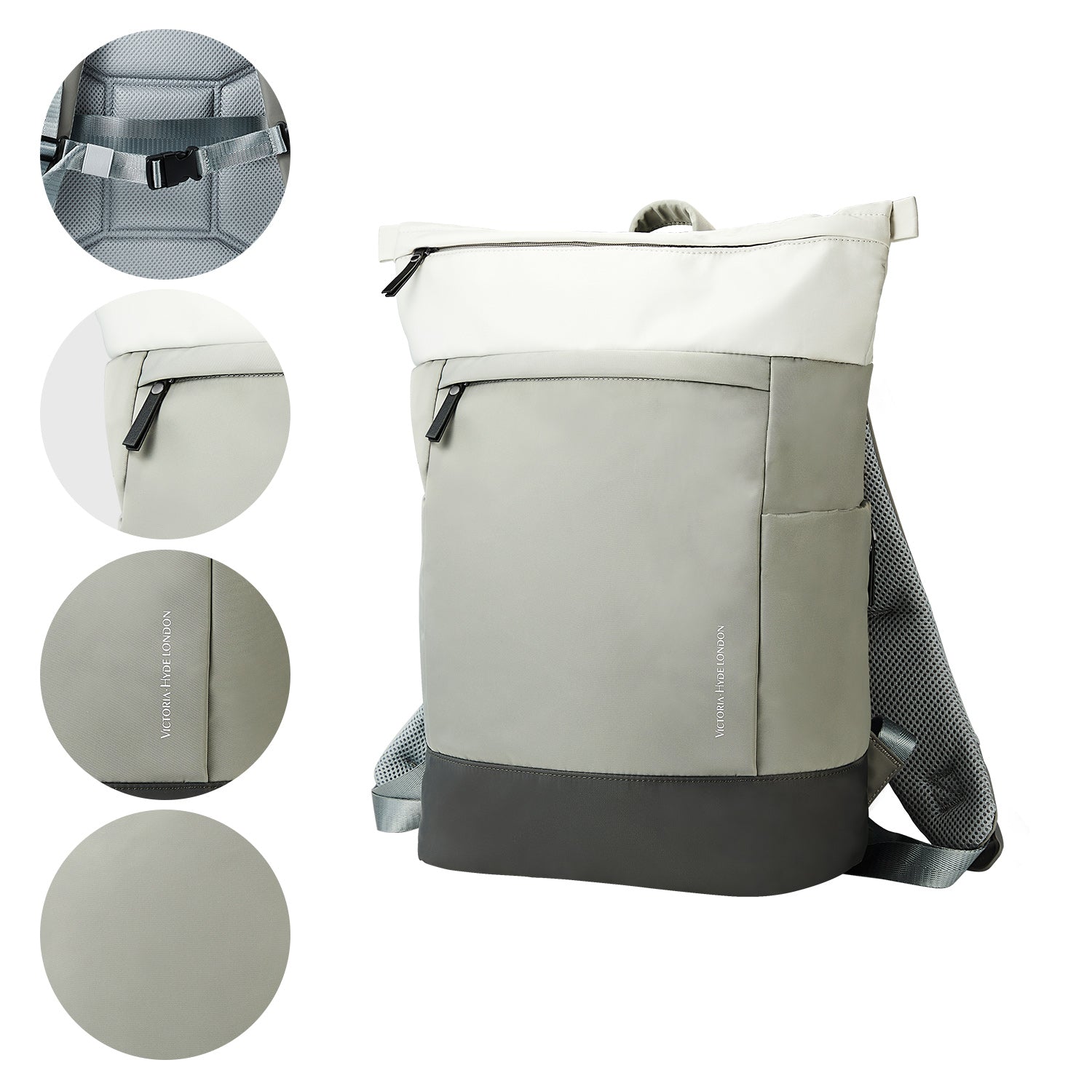 Backpack Wendy Large in Grey