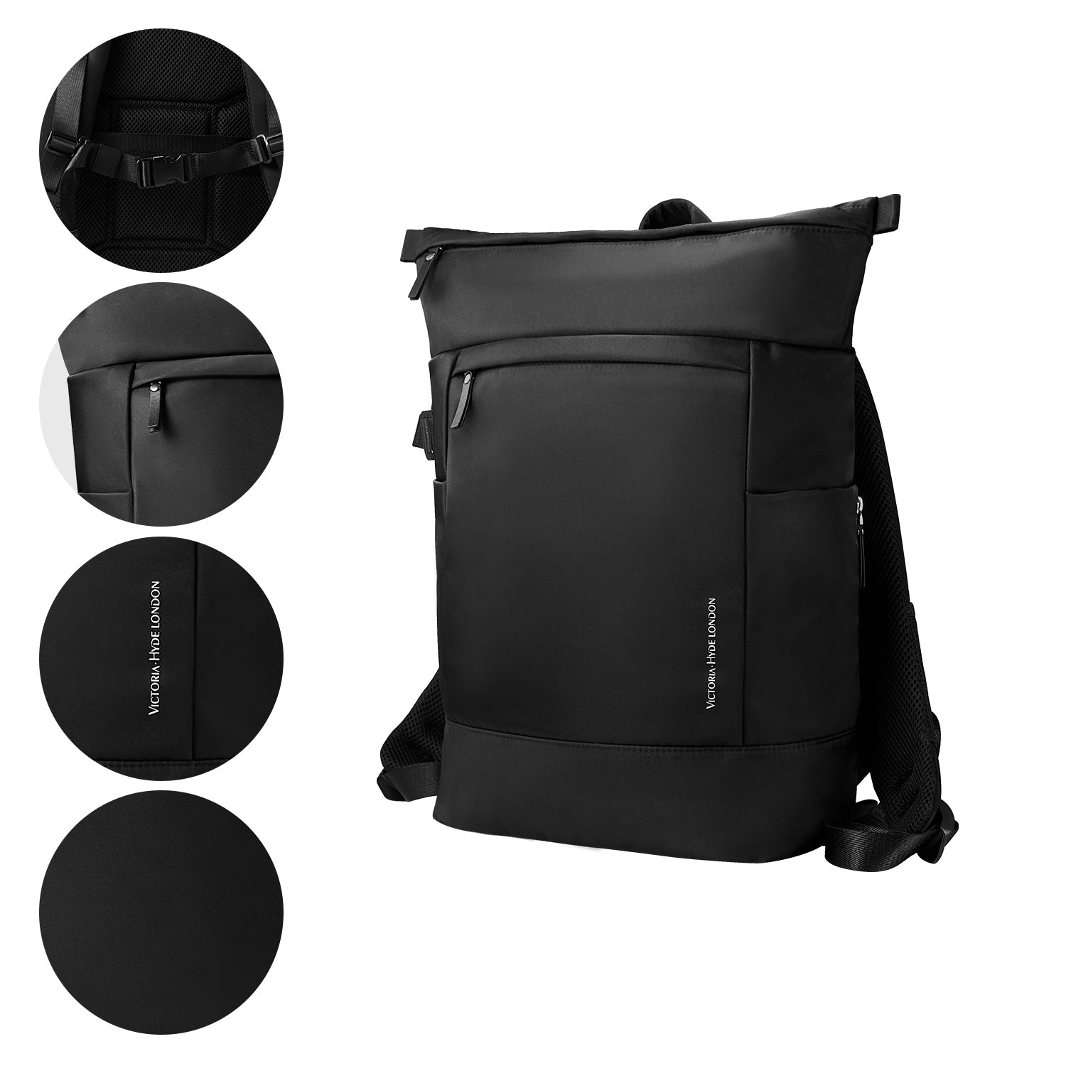 Backpack Wendy Large in Black