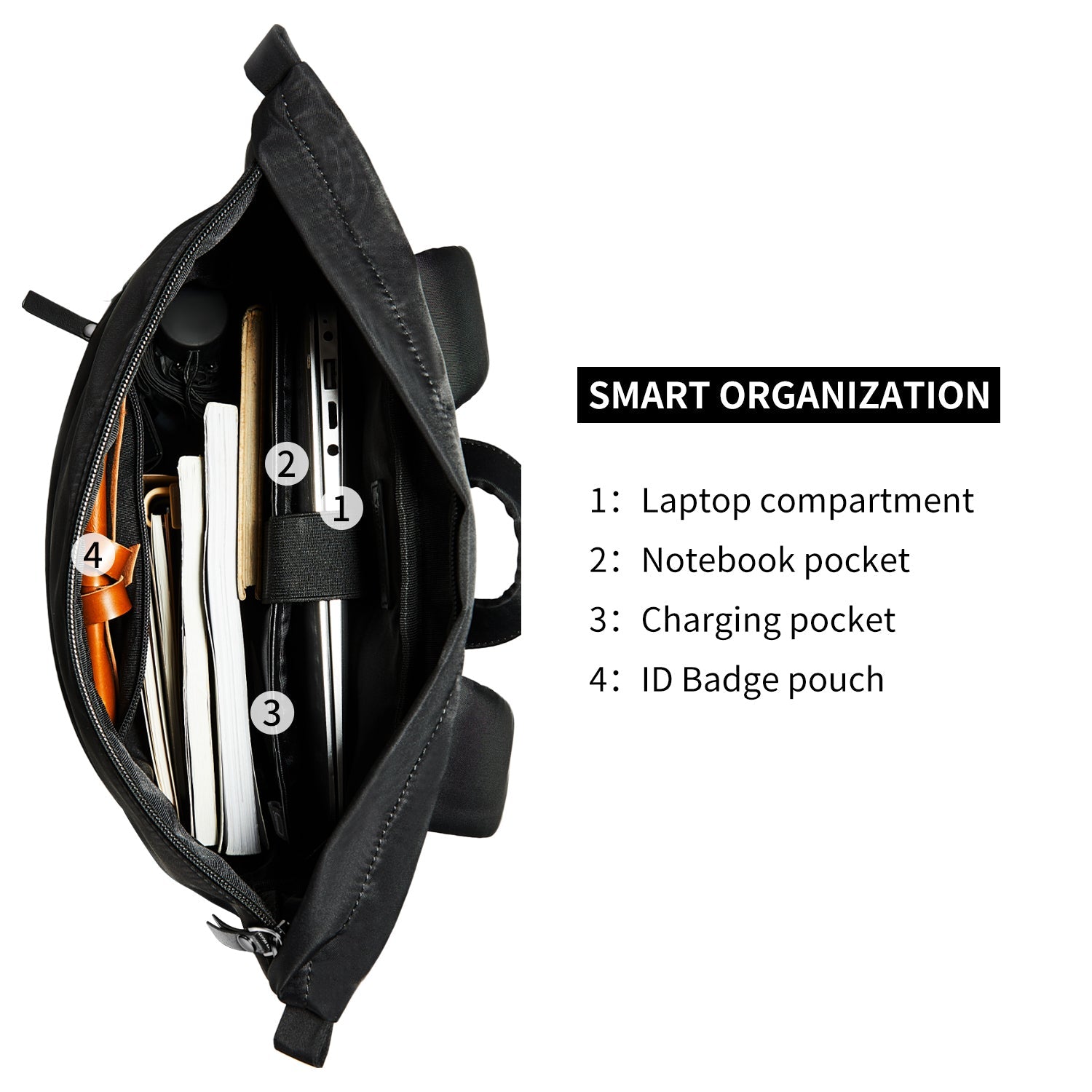 Backpack Wendy Large in Black