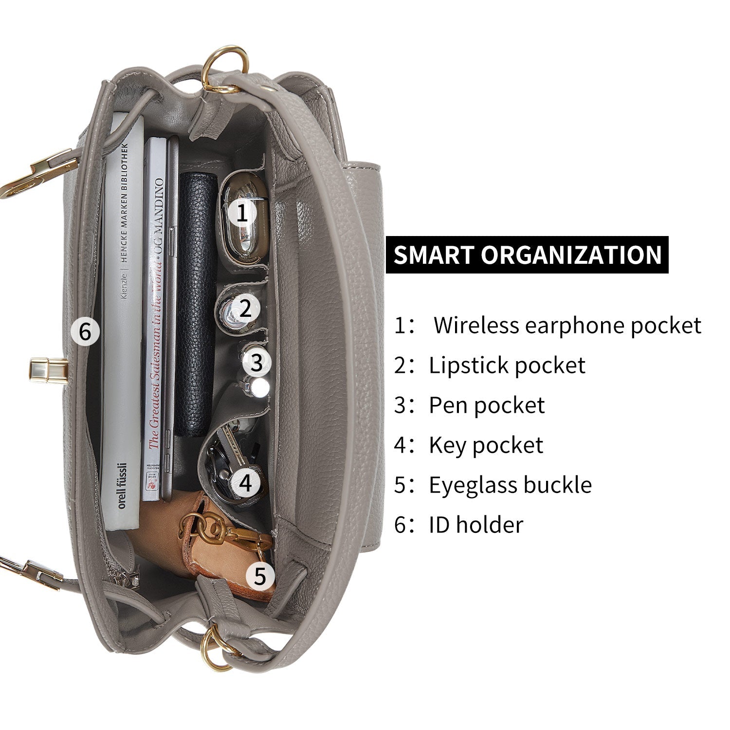 Handbag Victoria III in Beige