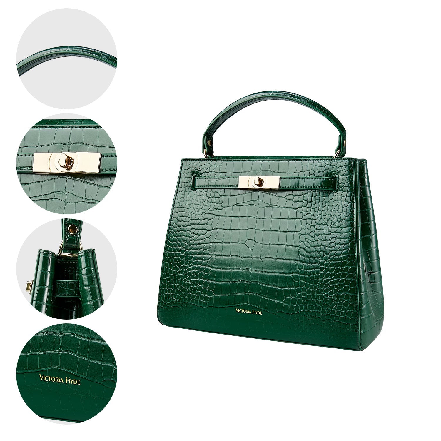 Handbag Victoria III in Green