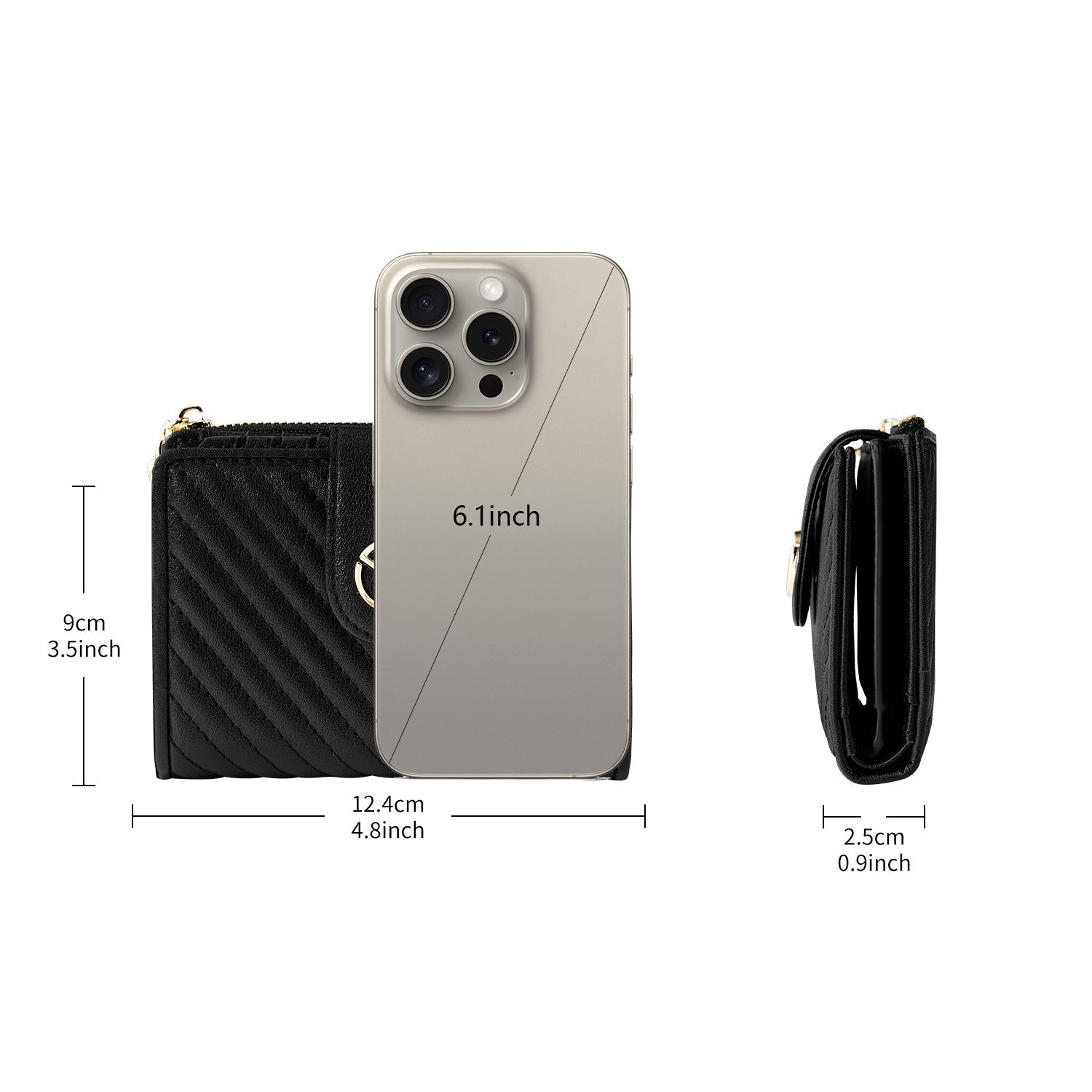 Wallet Rosi in Black