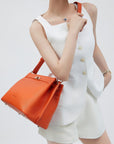 Business Bag "Alla" in Orange
