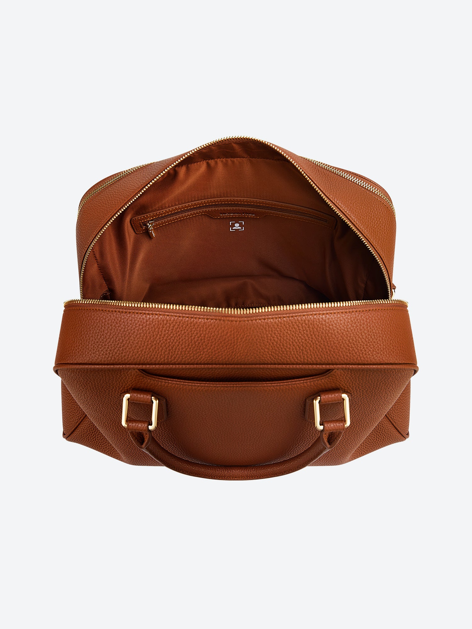 Victoria Hyde Amal 2-in-1 convertible laptop backpack and handbag in brown, vegan leather business bag with 14-inch laptop compartment