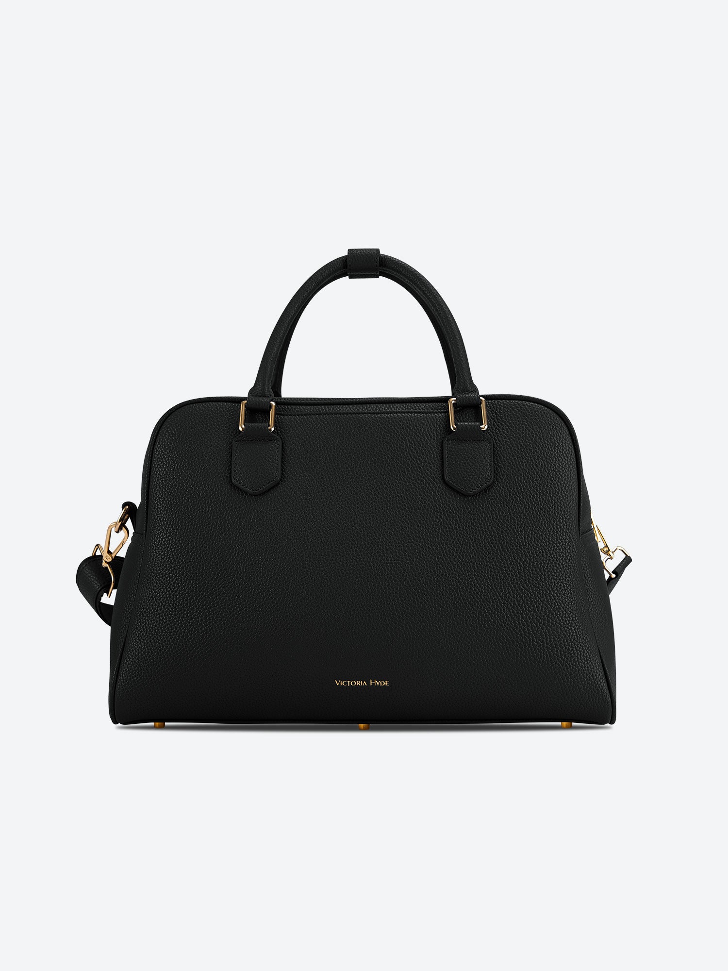 Victoria Hyde Amal 2-in-1 convertible laptop backpack and handbag in black, vegan leather business bag with 14-inch laptop compartment