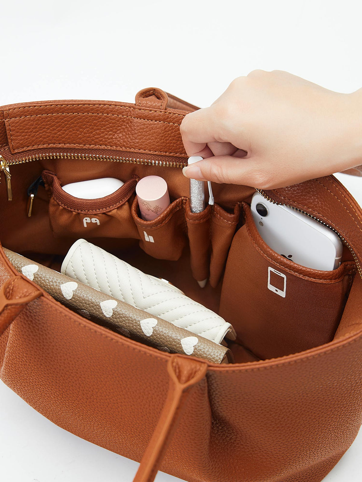 Business &amp; Laptop Handbag Ada Small Brown