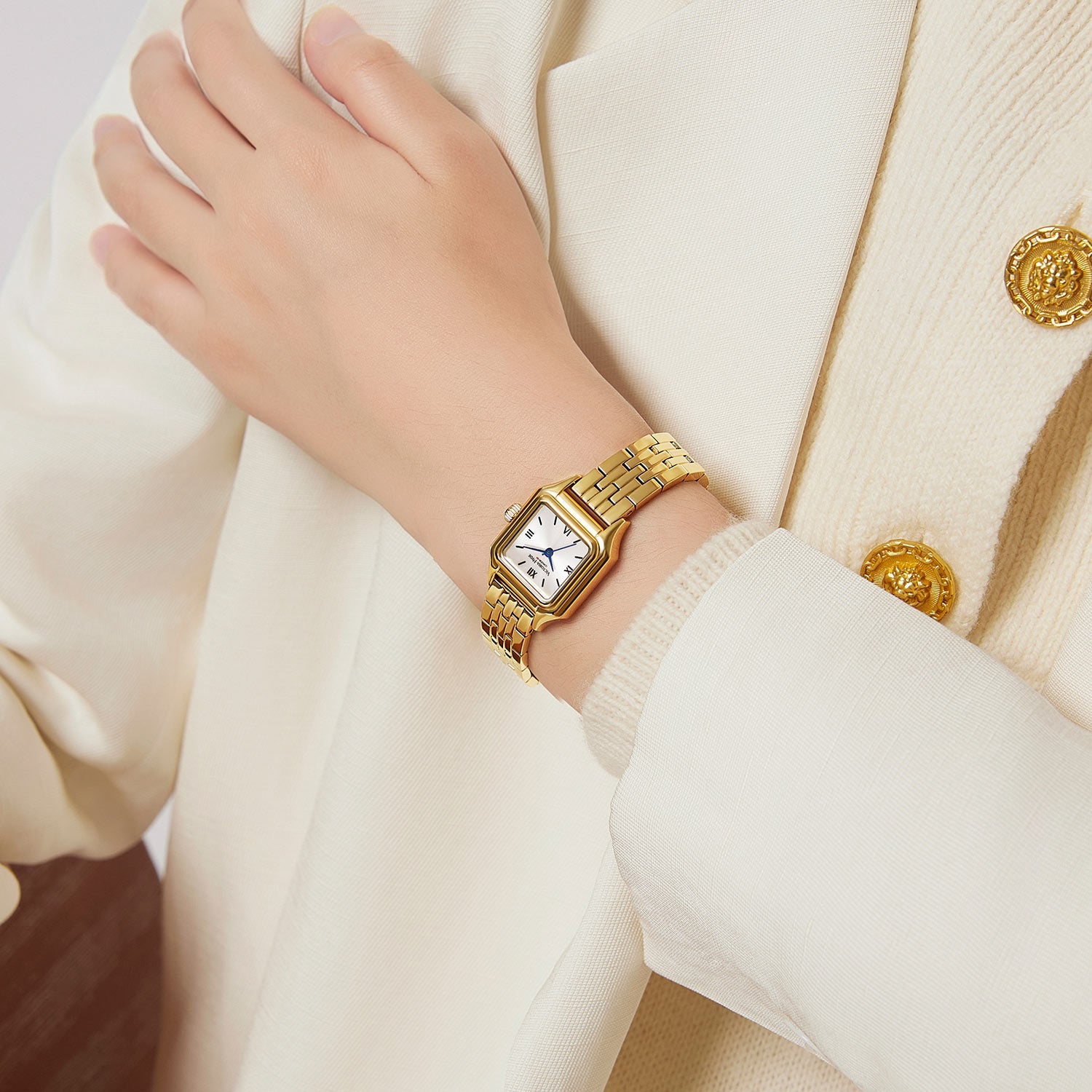 Victoria Hyde minimalist women's watch, elegant timeless design, Miyota movement, eco-friendly copper case, mineral glass, 22x30mm, 3 ATM.