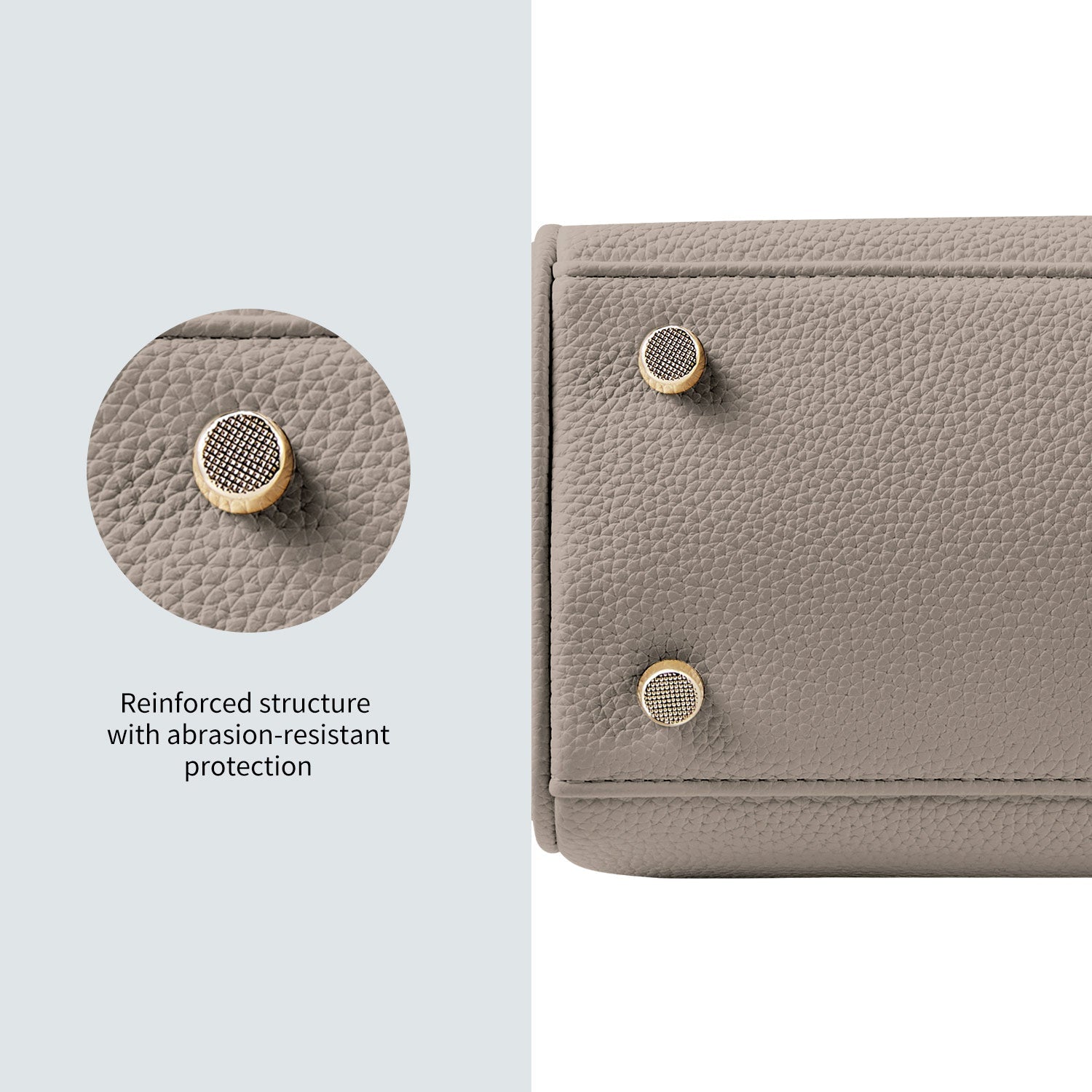 Victoria Hyde London nude women’s handbag – elegant, classic, stylish PU leather with light gold details, crossbody, shoulder or handheld carry.