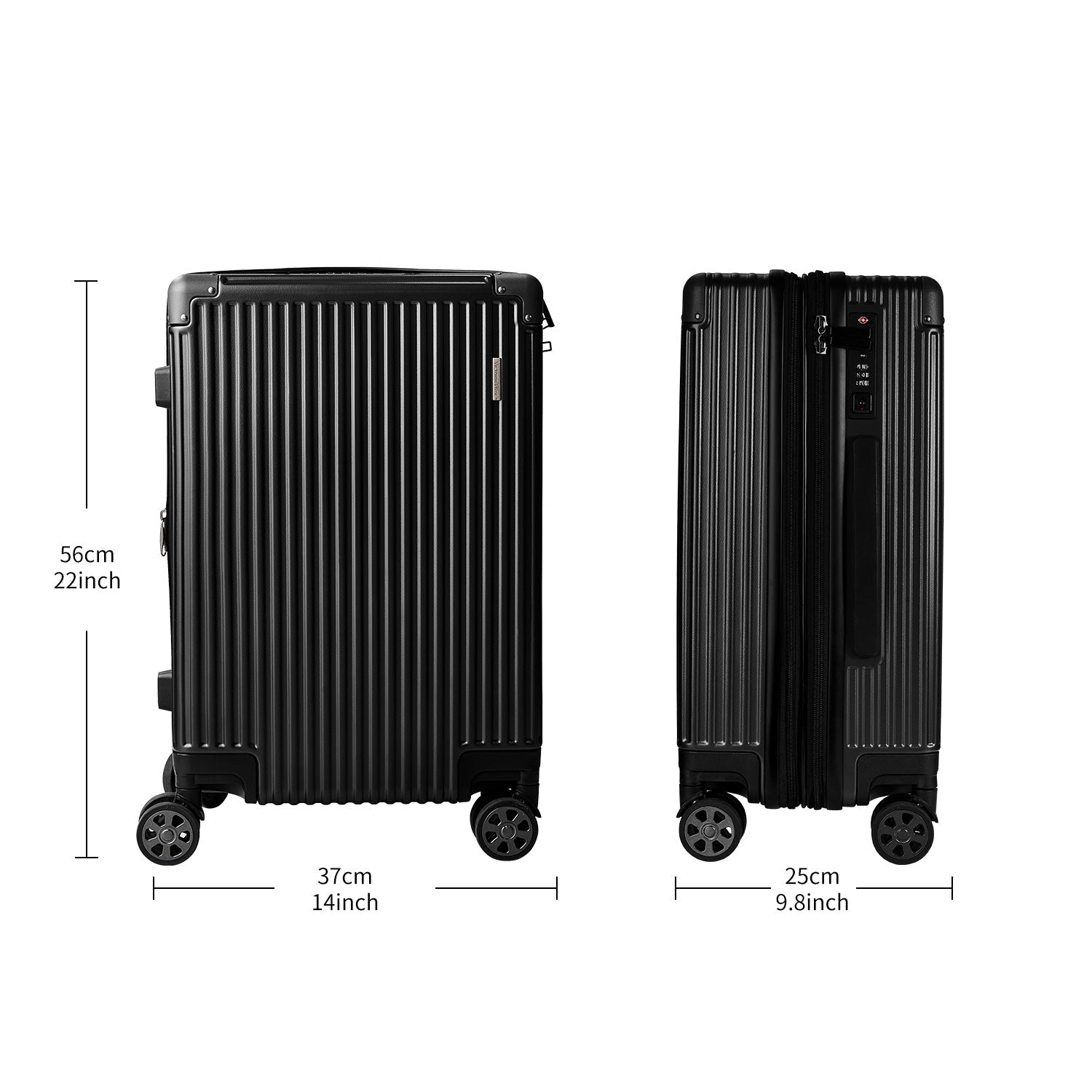 Victoria Hyde Dexter Trolley – compact polycarbonate suitcase with TSA lock, durable handles, lightweight design for comfortable travel.